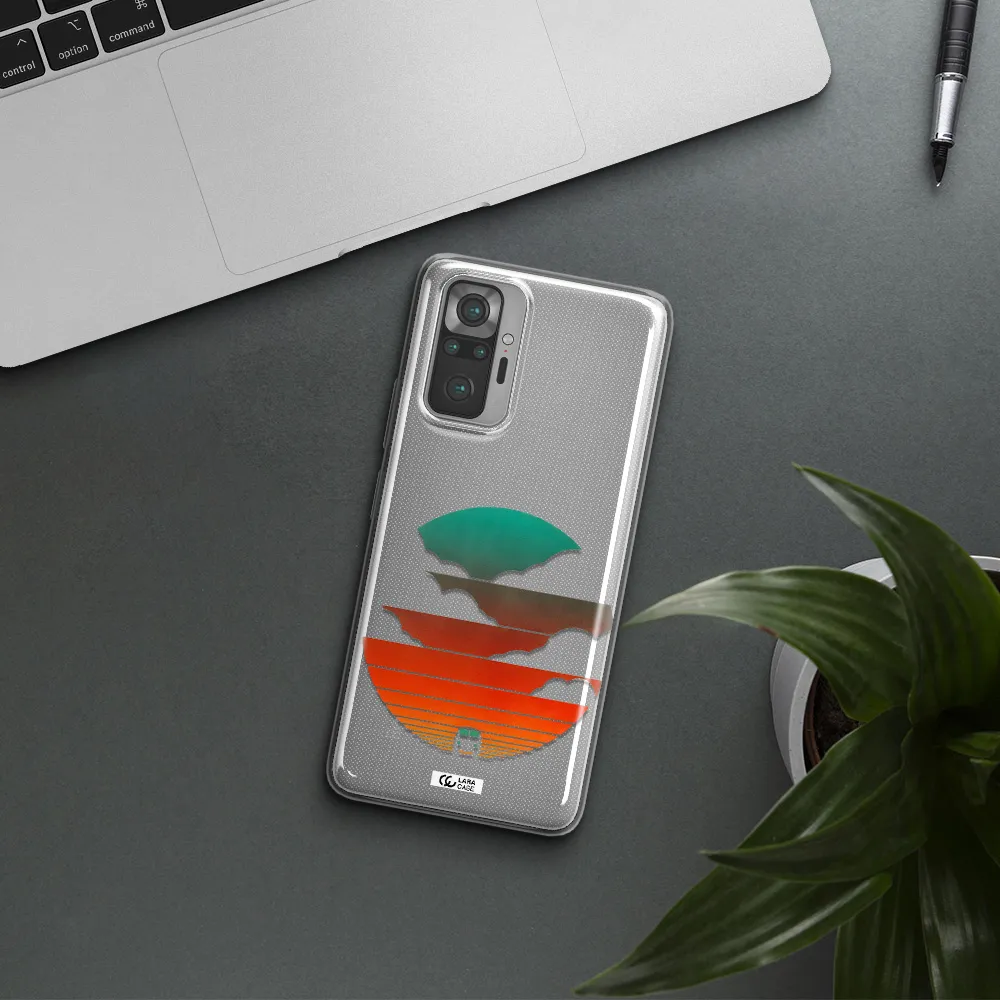 a logo of a boat Xiaomi Note 10 Pro Clear TPU Case