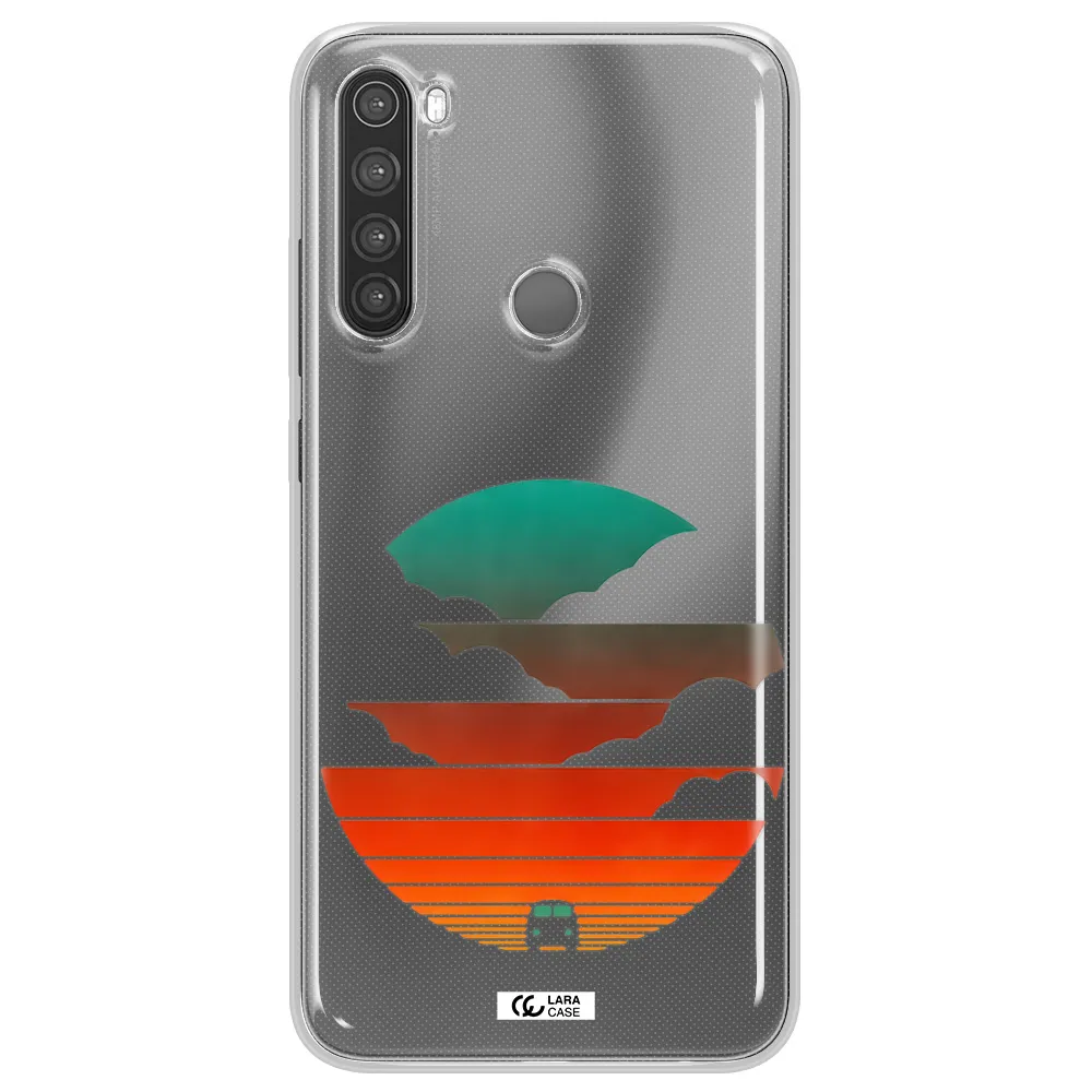 a logo of a boat Xiaomi Note 8 Clear TPU Case