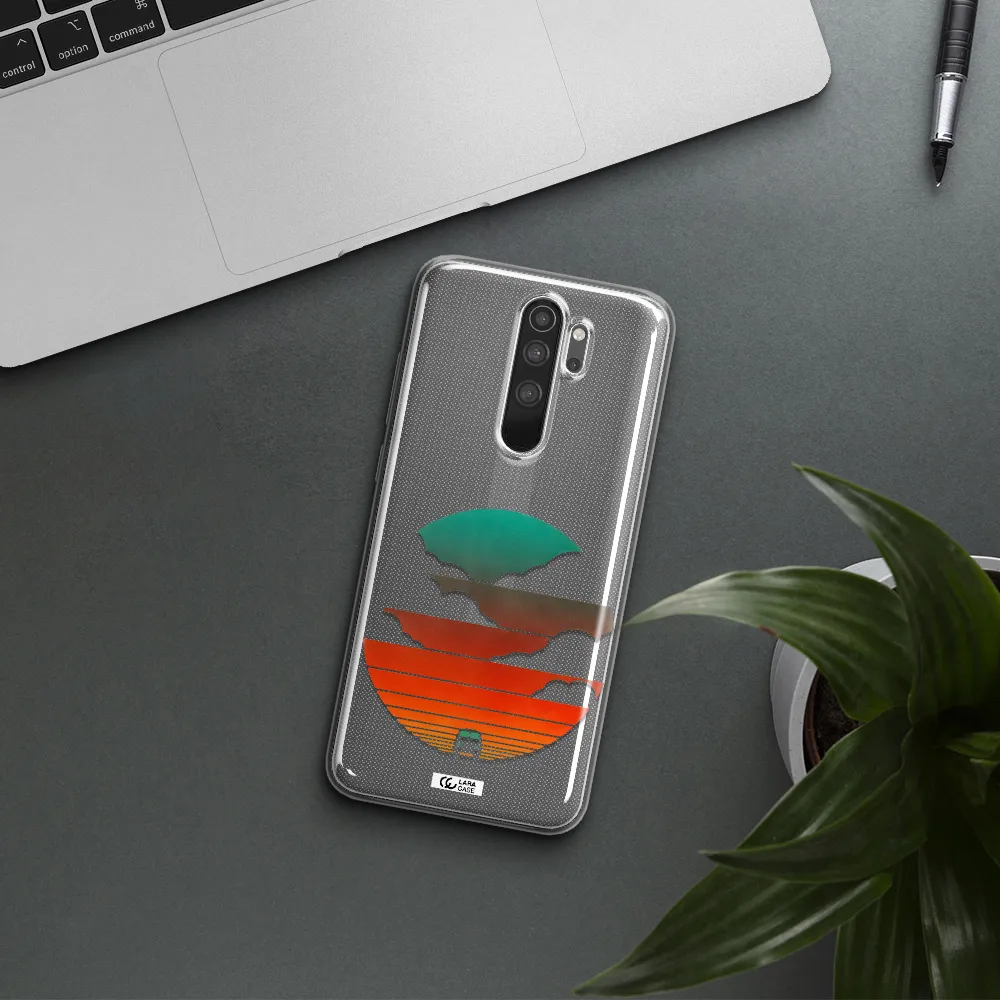 a logo of a boat Xiaomi Note 8 Pro Clear TPU Case
