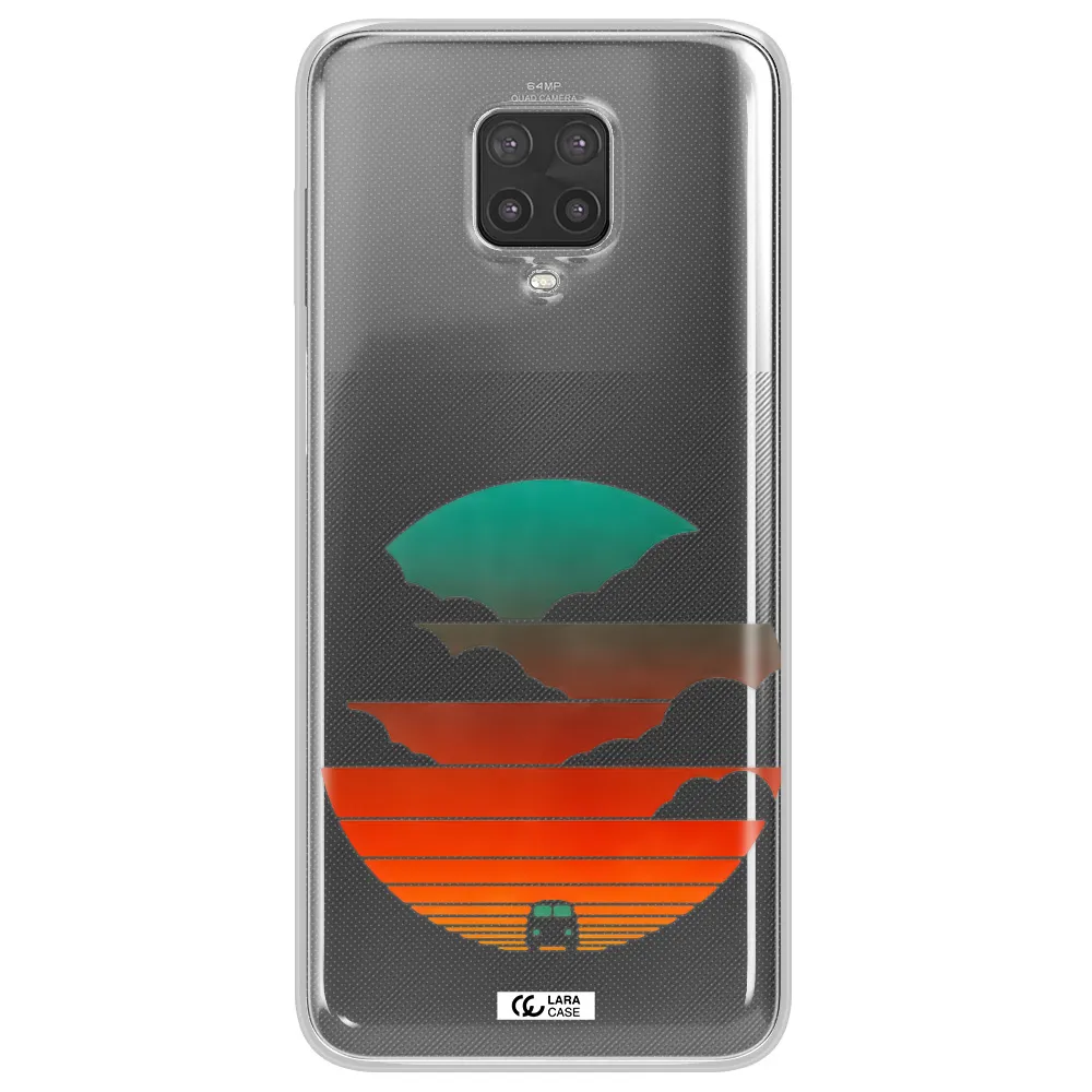 a logo of a boat Xiaomi Note 9 Pro Clear TPU Case