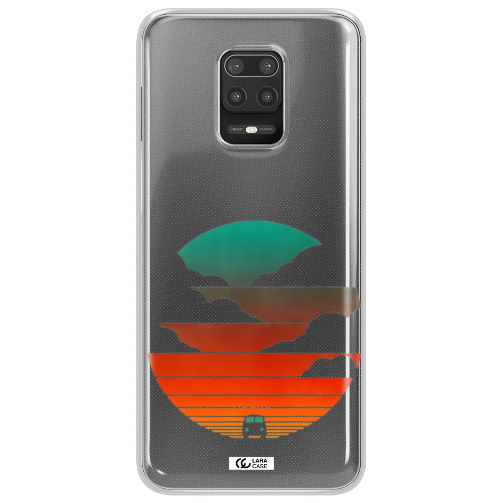 a logo of a boat Xiaomi Note 9S Clear TPU Case
