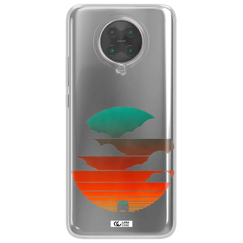 a logo of a boat Xiaomi Poco F2 Pro Clear TPU Case
