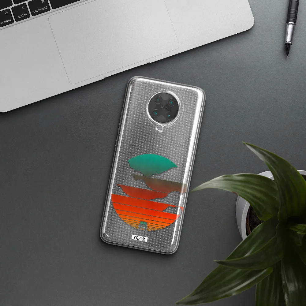 a logo of a boat Xiaomi Poco F2 Pro Clear TPU Case