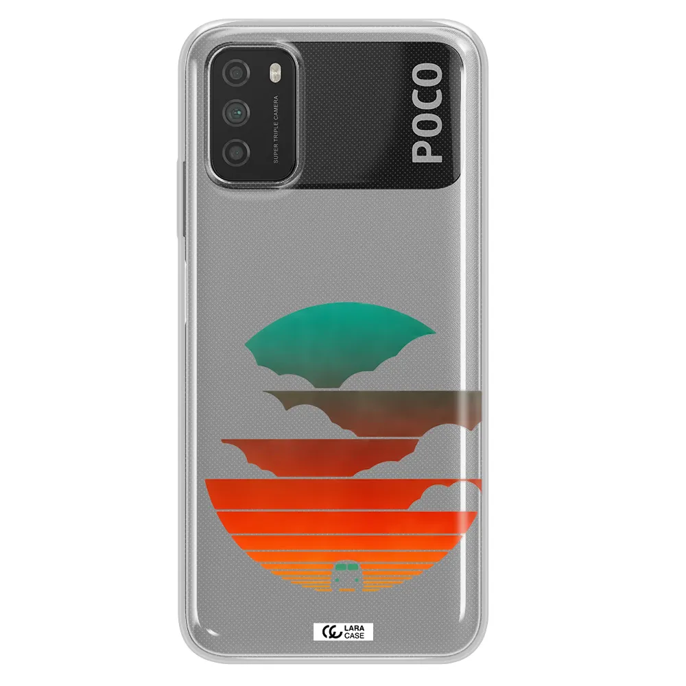 a logo of a boat Xiaomi Poco M3 Clear TPU Case