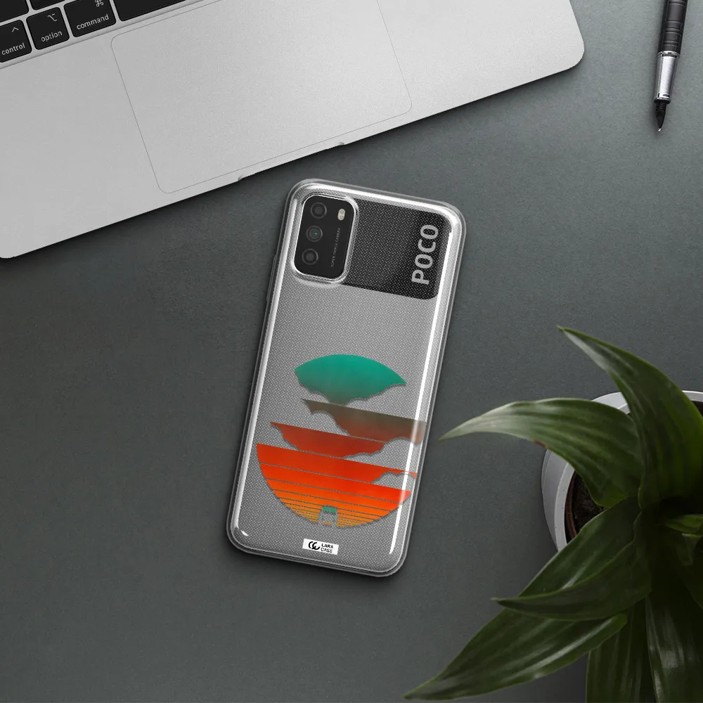 a logo of a boat Xiaomi Poco M3 Clear TPU Case