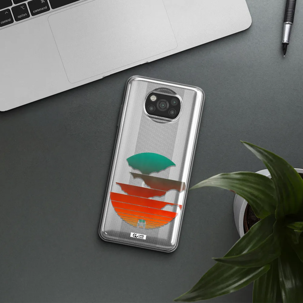 a logo of a boat Xiaomi Poco X3 Clear TPU Case