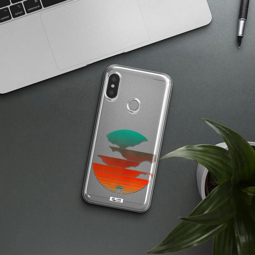 a logo of a boat Xiaomi Redmi 6 Pro Clear TPU Case