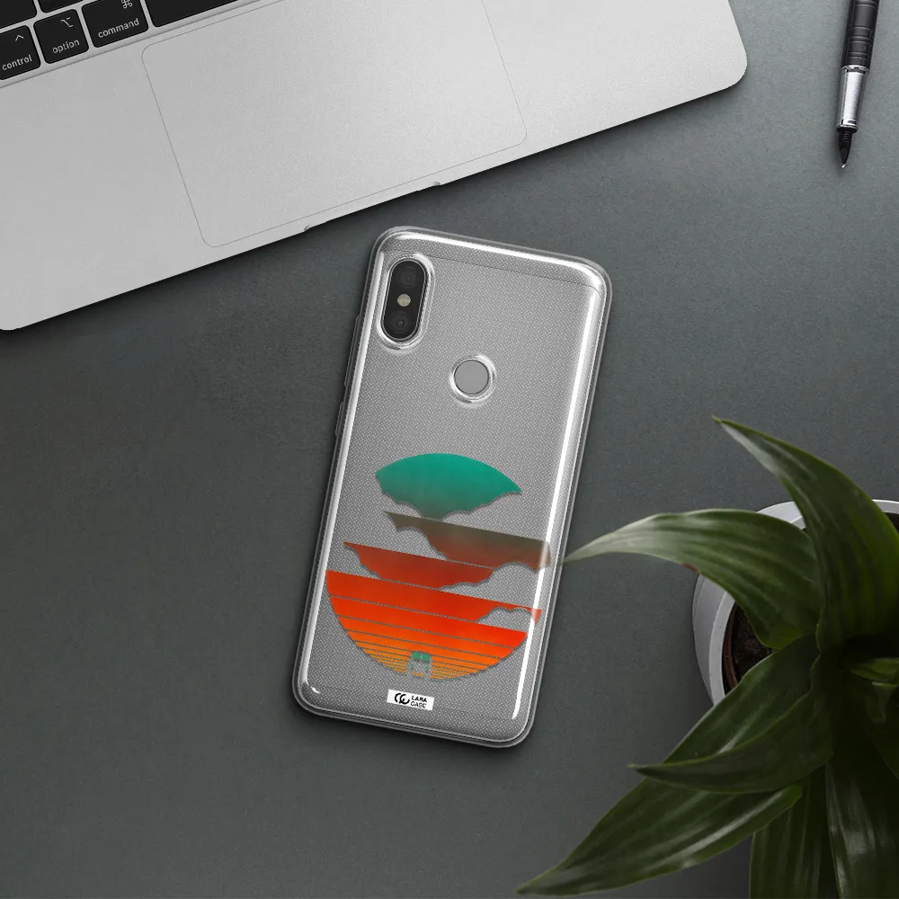 a logo of a boat Xiaomi Redmi Note 6 Pro Clear TPU Case