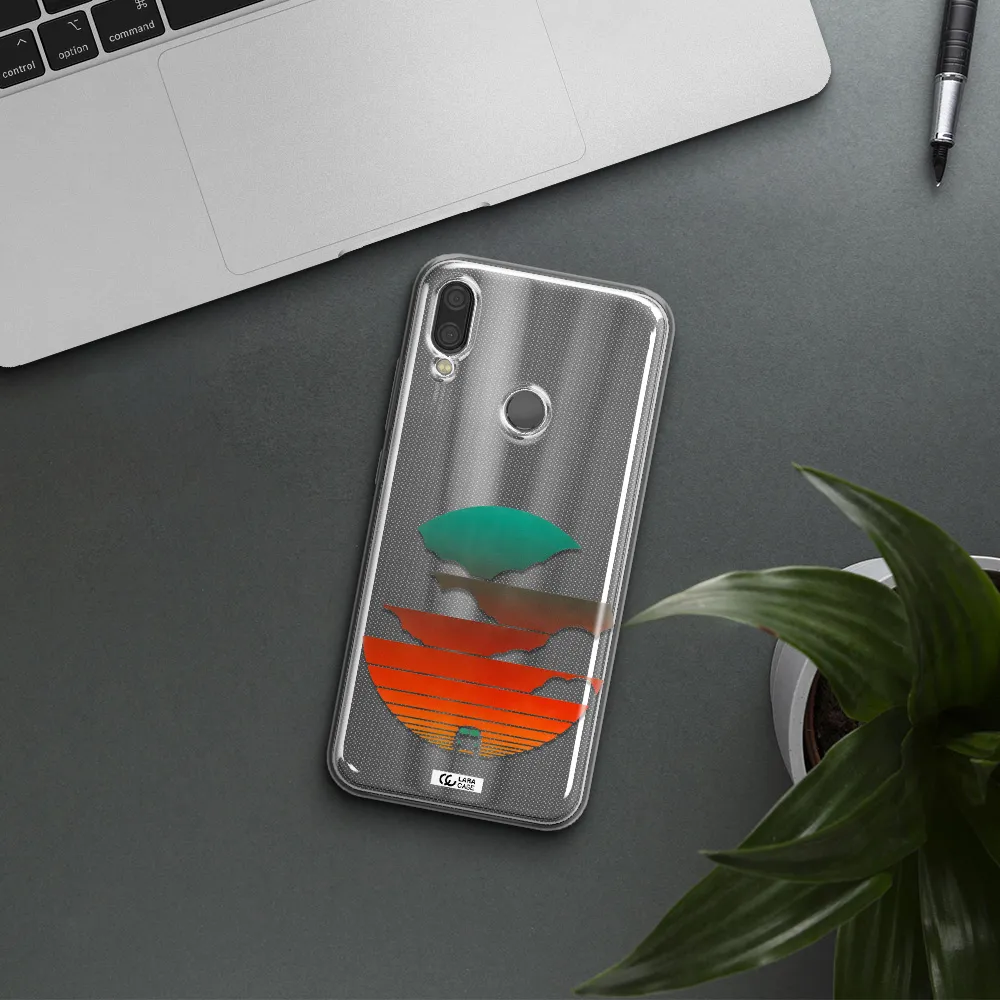 a logo of a boat Xiaomi Redmi Note 7 Clear TPU Case