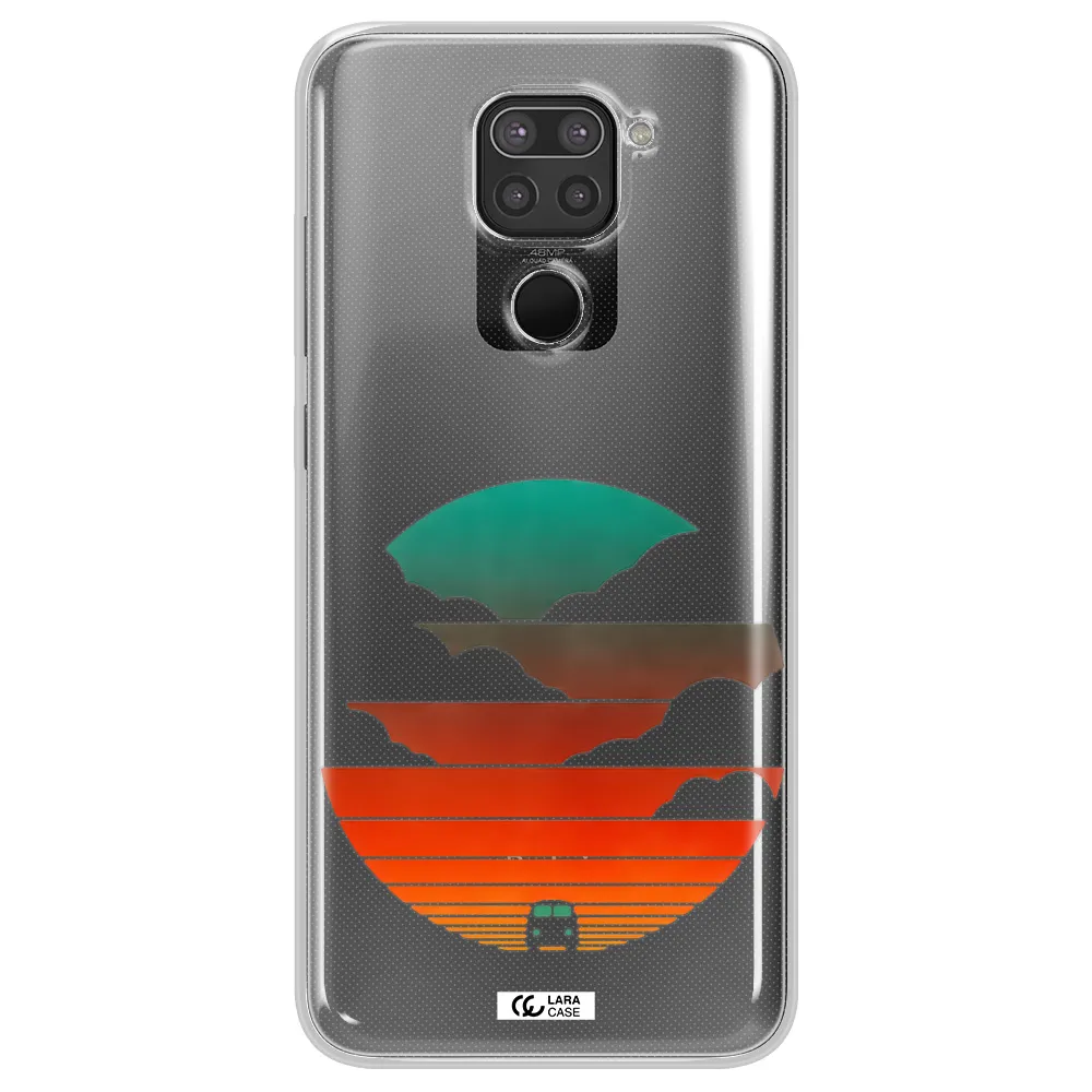 a logo of a boat Xiaomi Redmi Note 9 Clear TPU Case