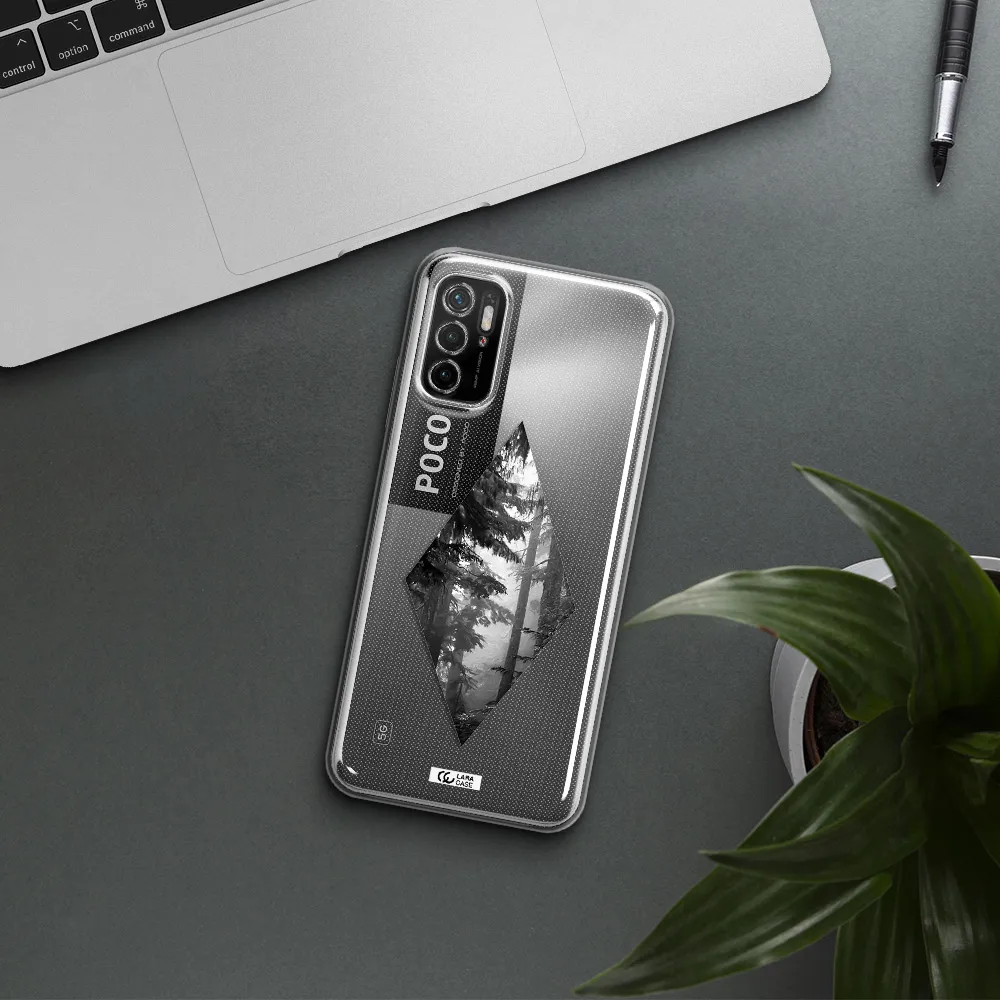 A Diamond Shaped Image Of Trees Xiaomi Poco M3 Pro Clear Tpu Case