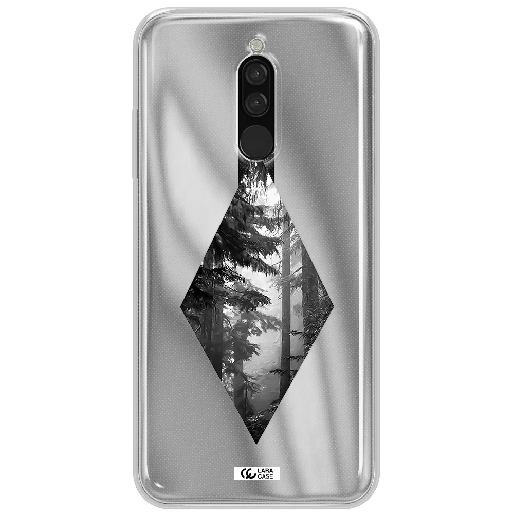 A Diamond Shaped Image Of Trees Xiaomi Redmi 8 Clear Tpu Case