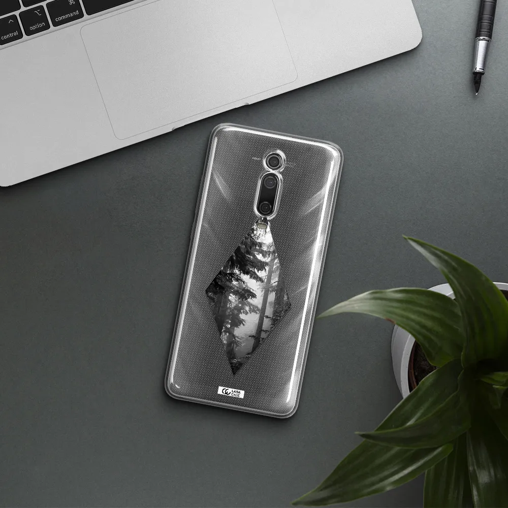 A Diamond Shaped Image Of Trees Xiaomi Redmi K20 Clear Tpu Case