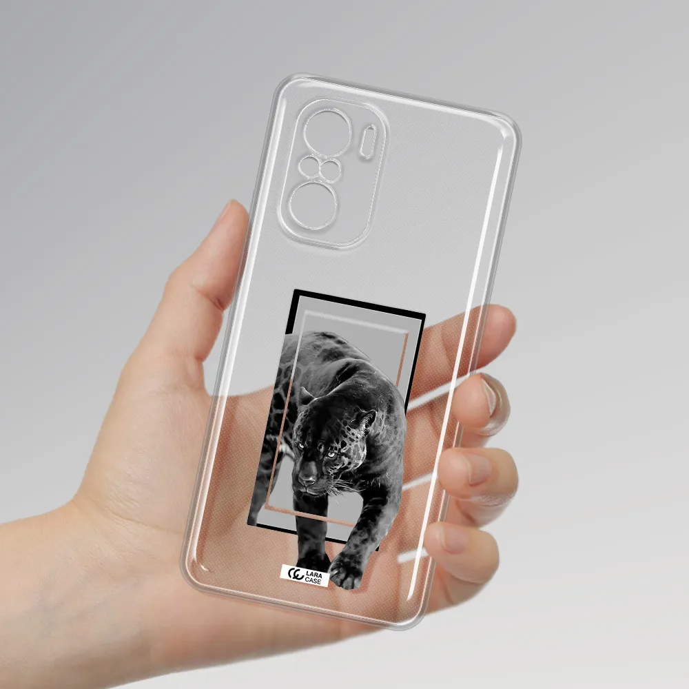 A Black Tiger With Spots On Its Face Xiaomi Poco F3 Clear Tpu Case