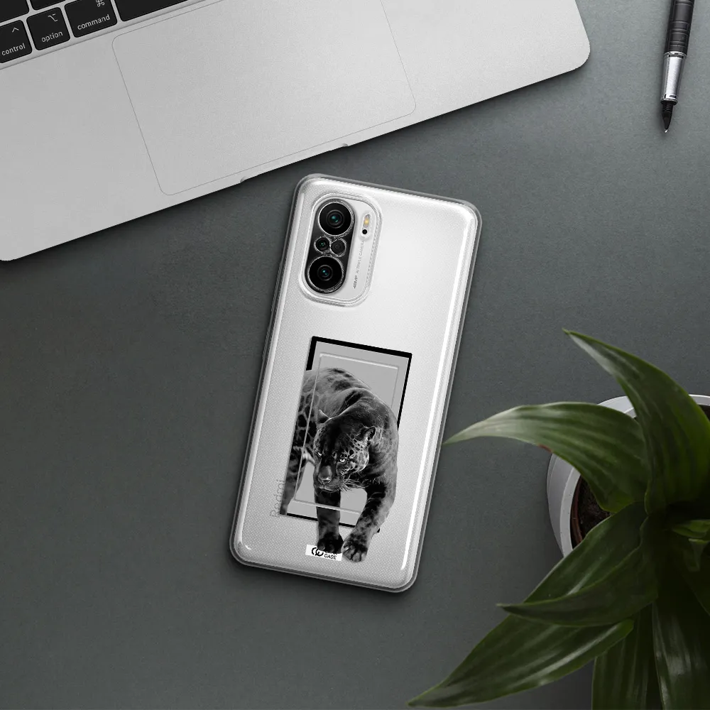 A Black Tiger With Spots On Its Face Xiaomi Poco F3 Clear Tpu Case