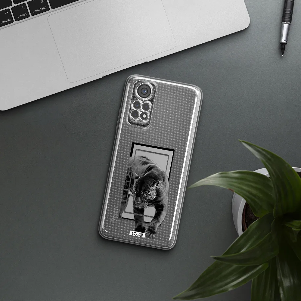 A Black Tiger With Spots On Its Face Xiaomi Redmi Note 11S Clear Tpu Case