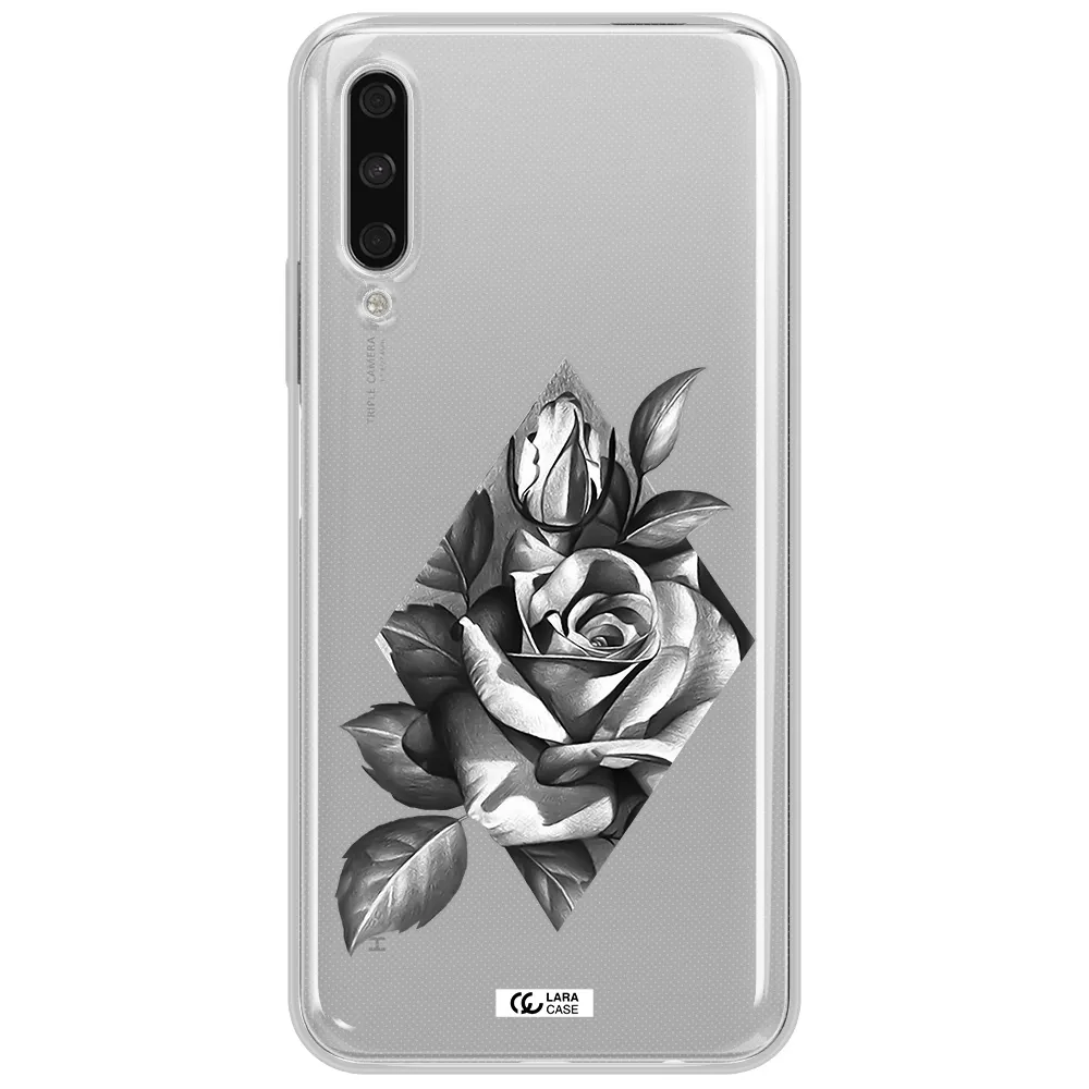 A Drawing Of A Rose Huawei Y9S Clear Tpu Case