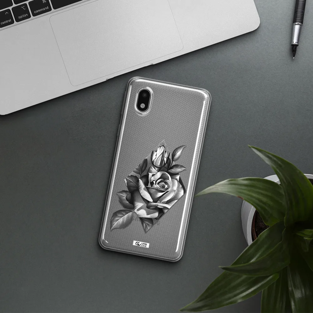 A Drawing Of A Rose Samsung A01 Core Clear Tpu Case