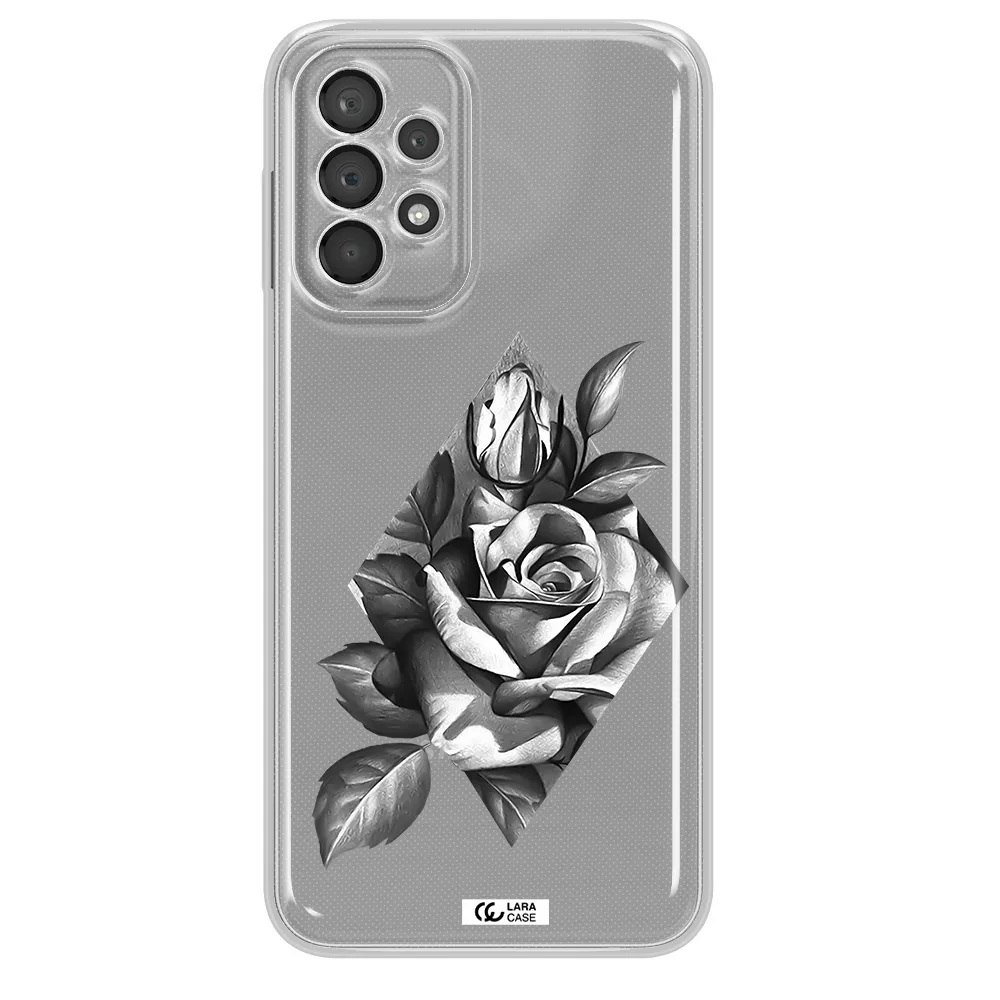 A Drawing Of A Rose Samsung A23 5G Clear Tpu Case