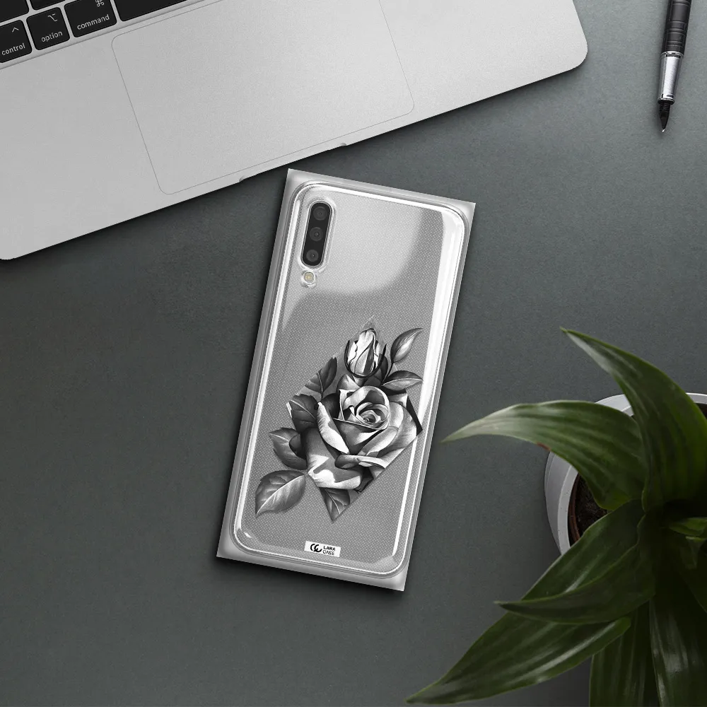 A Drawing Of A Rose Samsung A50S Clear Tpu Case