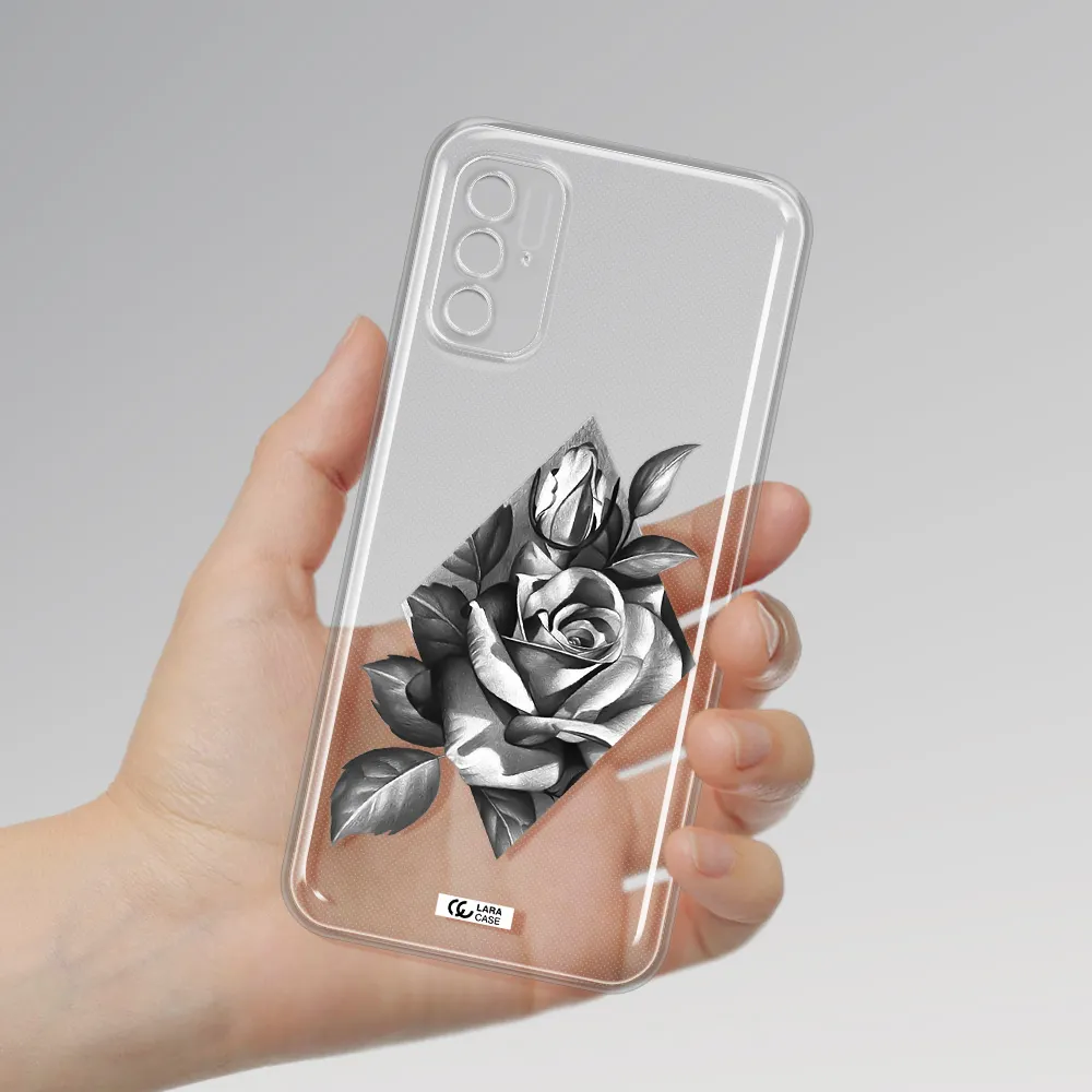 A Drawing Of A Rose Xiaomi Poco M3 Pro Clear Tpu Case