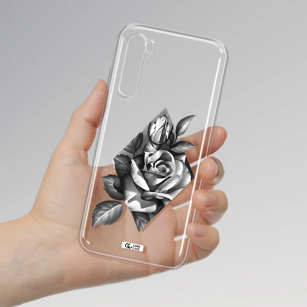 A Drawing Of A Rose Xiaomi Redmi Note 8T Clear Tpu Case