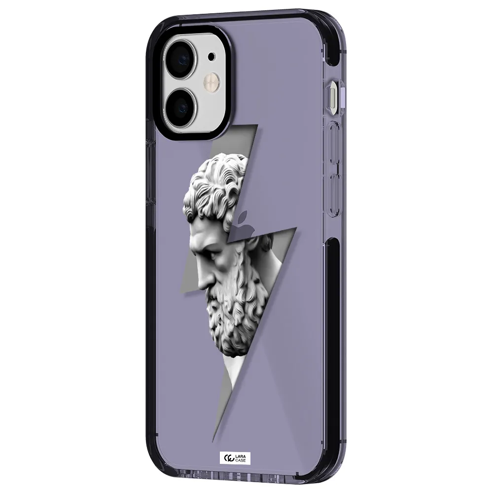 a statue of a man with a beard Apple iPhone 12 mini impact Lilac Case