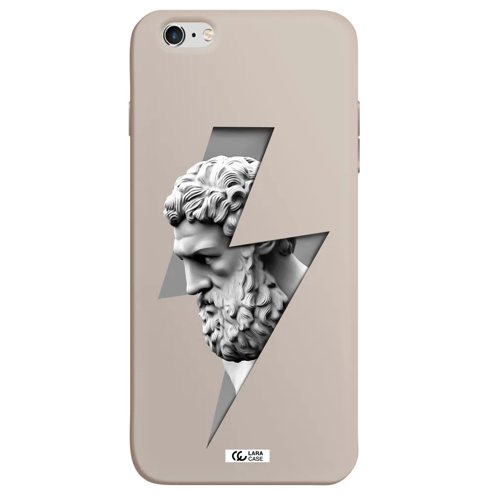 a statue of a man with a beard Apple iPhone 6 plus Silicone Stone Case