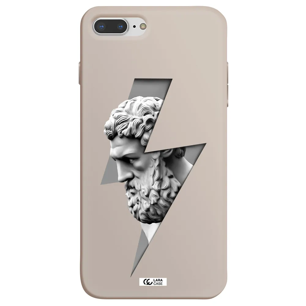 a statue of a man with a beard Apple iPhone 7 plus Silicone Stone Case