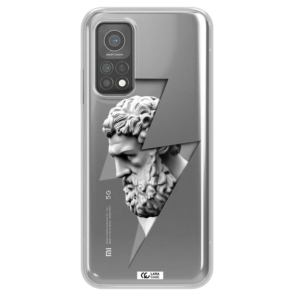 a statue of a man with a beard Xiaomi Mi 10 T Pro Clear TPU Case