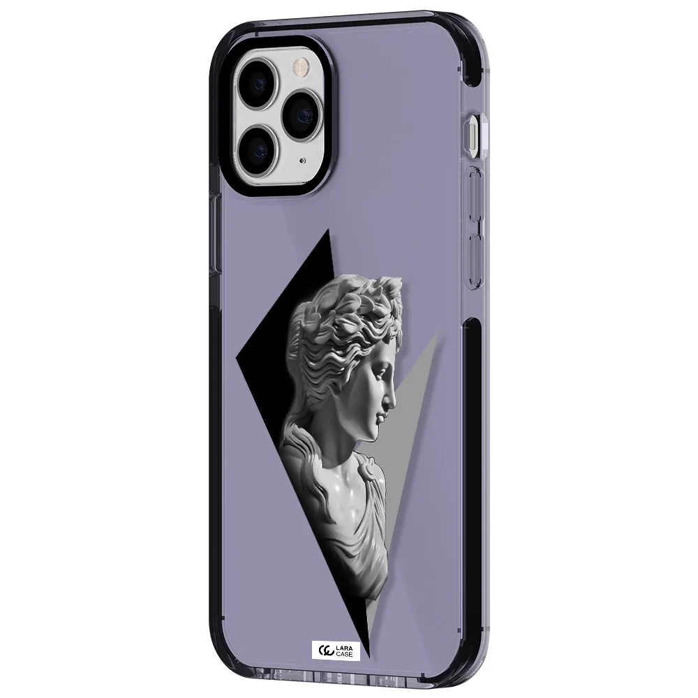 a close-up of a statue Apple iPhone 11 pro impact Lilac Case