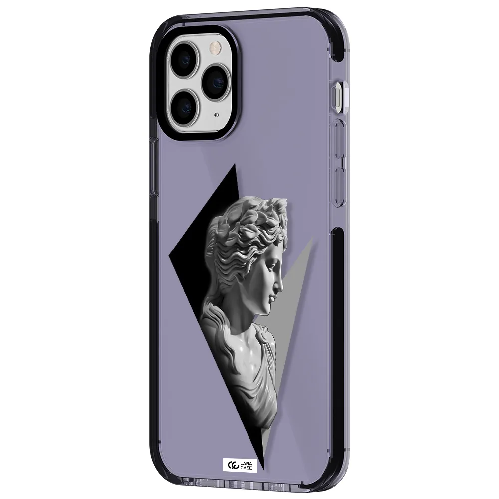 a close-up of a statue Apple iPhone 11 pro max impact Lilac Case