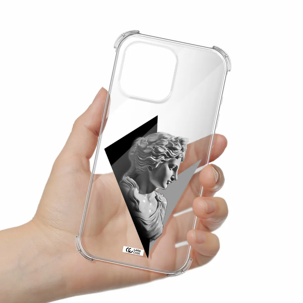 A Close-Up Of A Statue Apple Iphone 16 Pro Max Clear Pc Case