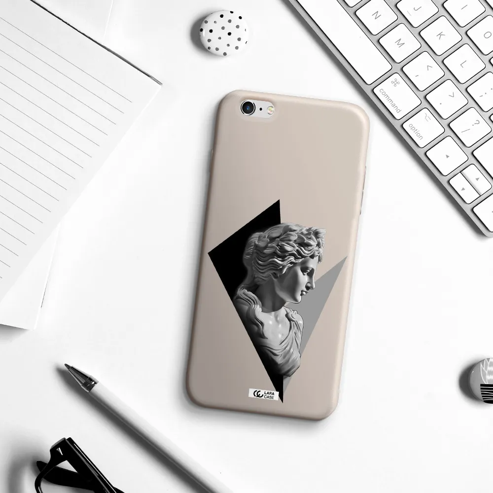 a close-up of a statue Apple iPhone 6 plus Silicone Stone Case
