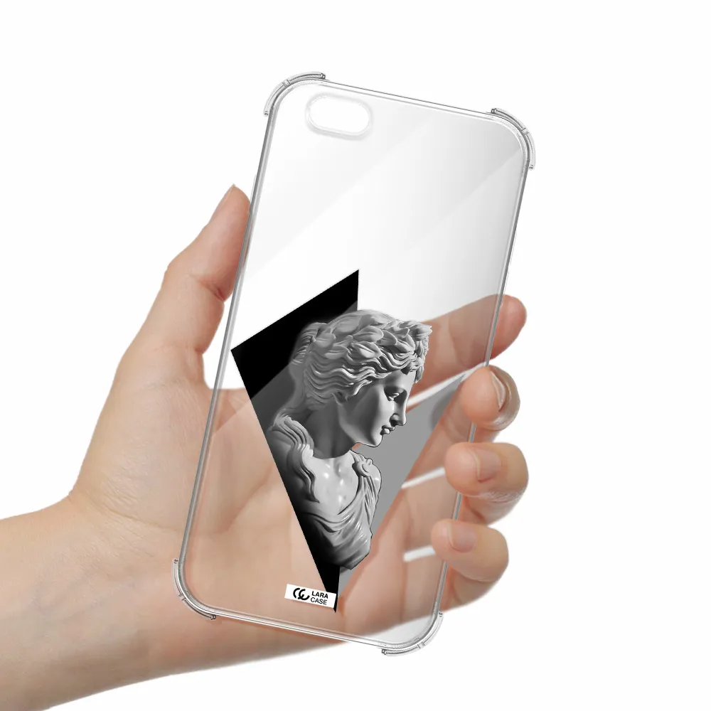 a close-up of a statue Apple iPhone 6 s plus Clear PC Case
