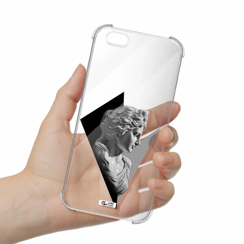 a close-up of a statue Apple iPhone 6S Clear PC Case
