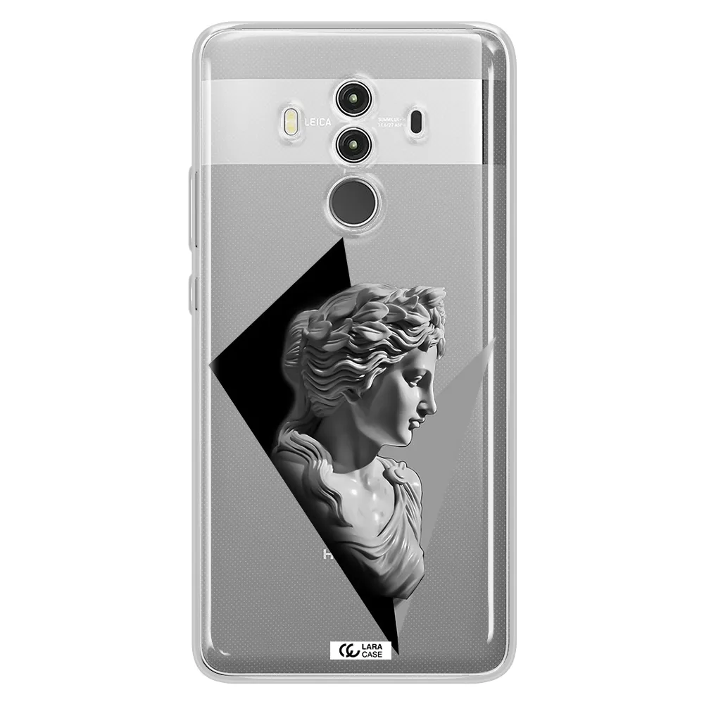 a close-up of a statue Huawei Mate 10 Clear TPU Case