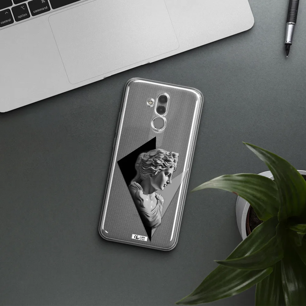 a close-up of a statue Huawei Mate 20 Lite Clear TPU Case