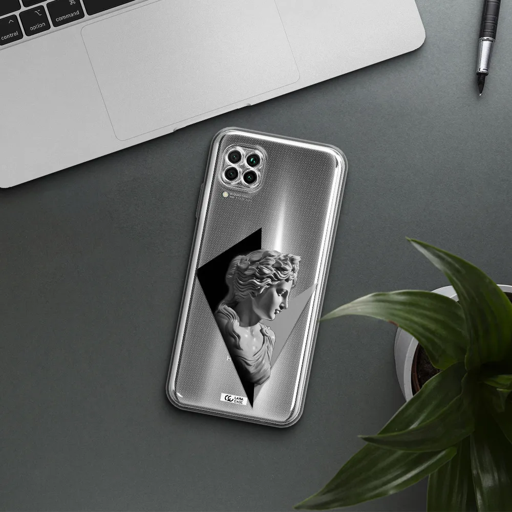 A Close-Up Of A Statue Huawei Nova 7I Clear Tpu Case