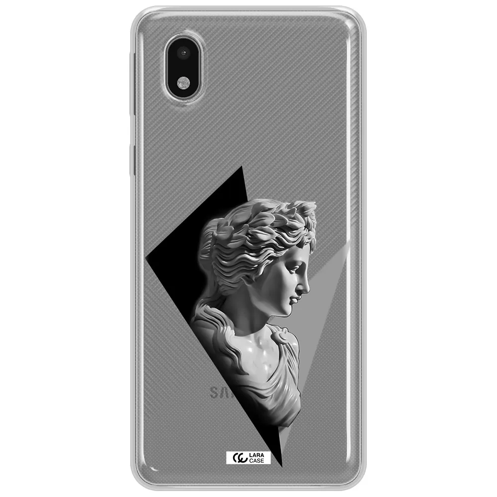 A Close-Up Of A Statue Samsung A01 Core Clear Tpu Case