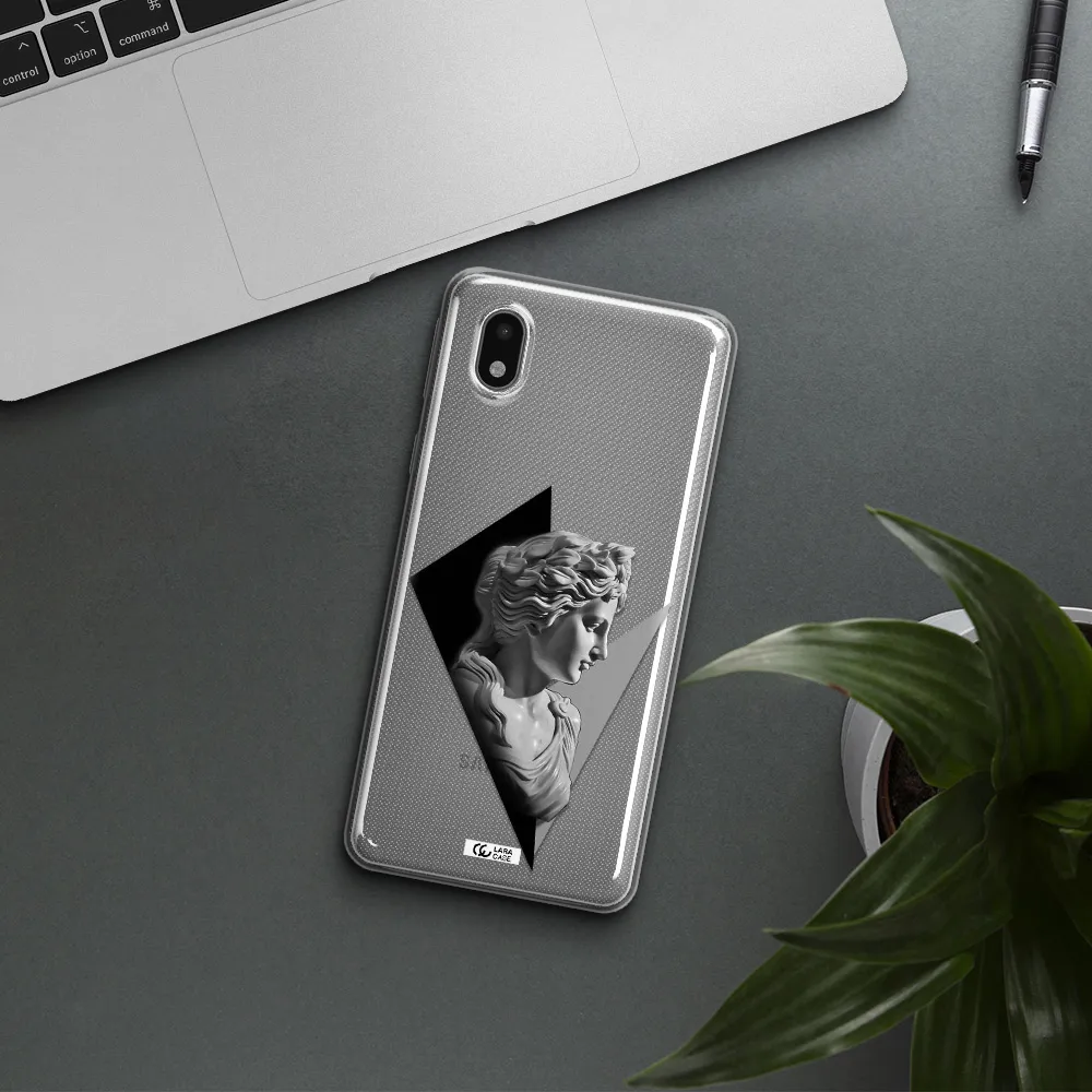 A Close-Up Of A Statue Samsung A01 Core Clear Tpu Case