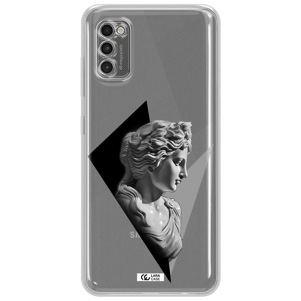 A Close-Up Of A Statue Samsung A41 Clear Tpu Case