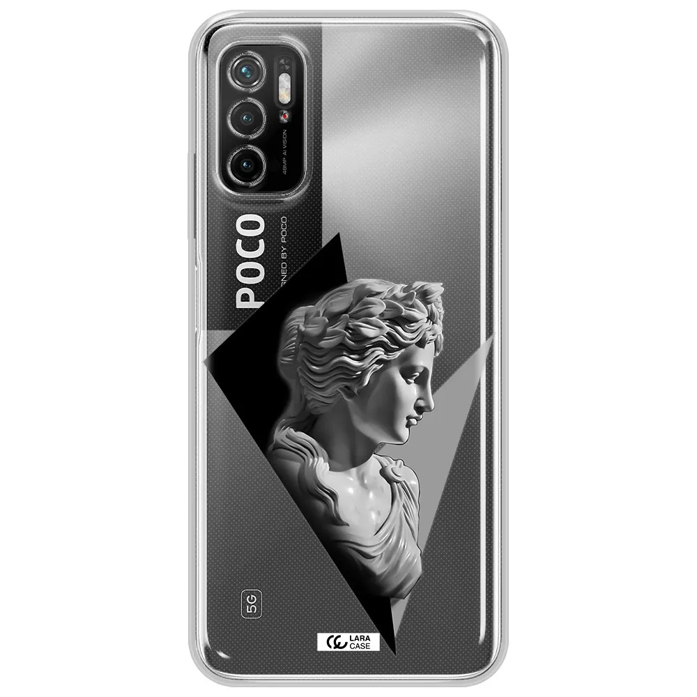 A Close-Up Of A Statue Xiaomi Poco M3 Pro Clear Tpu Case