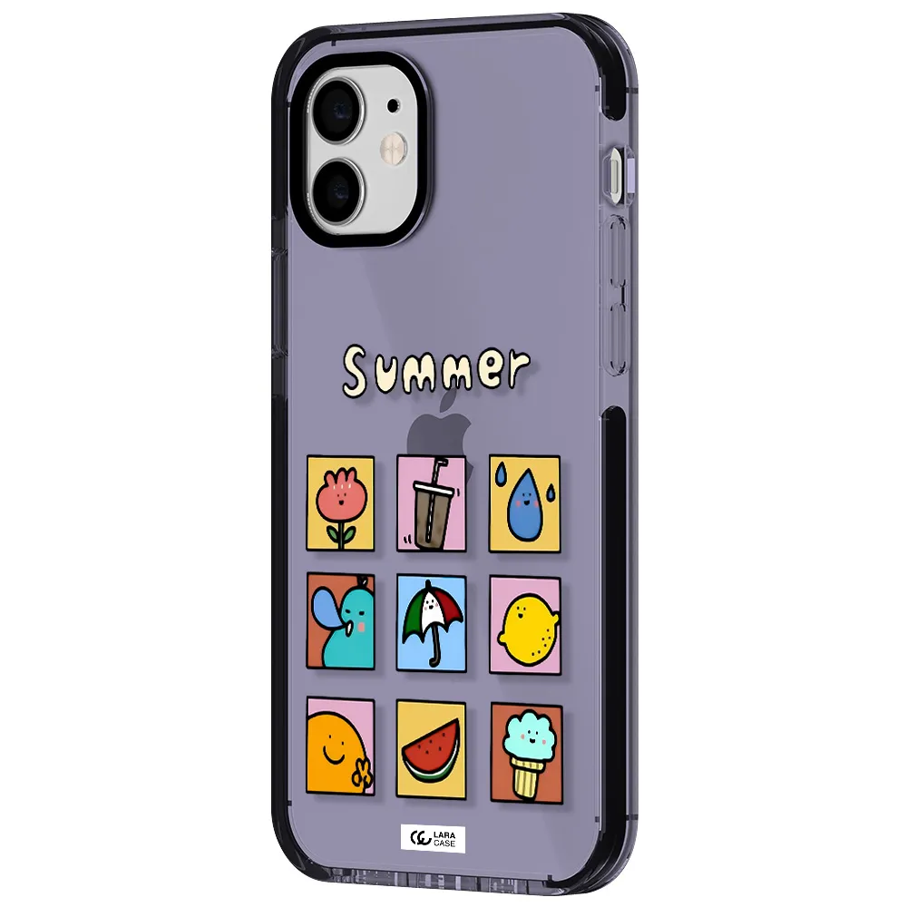 summer vibes Apple iPhone 11 impact Lilac Case