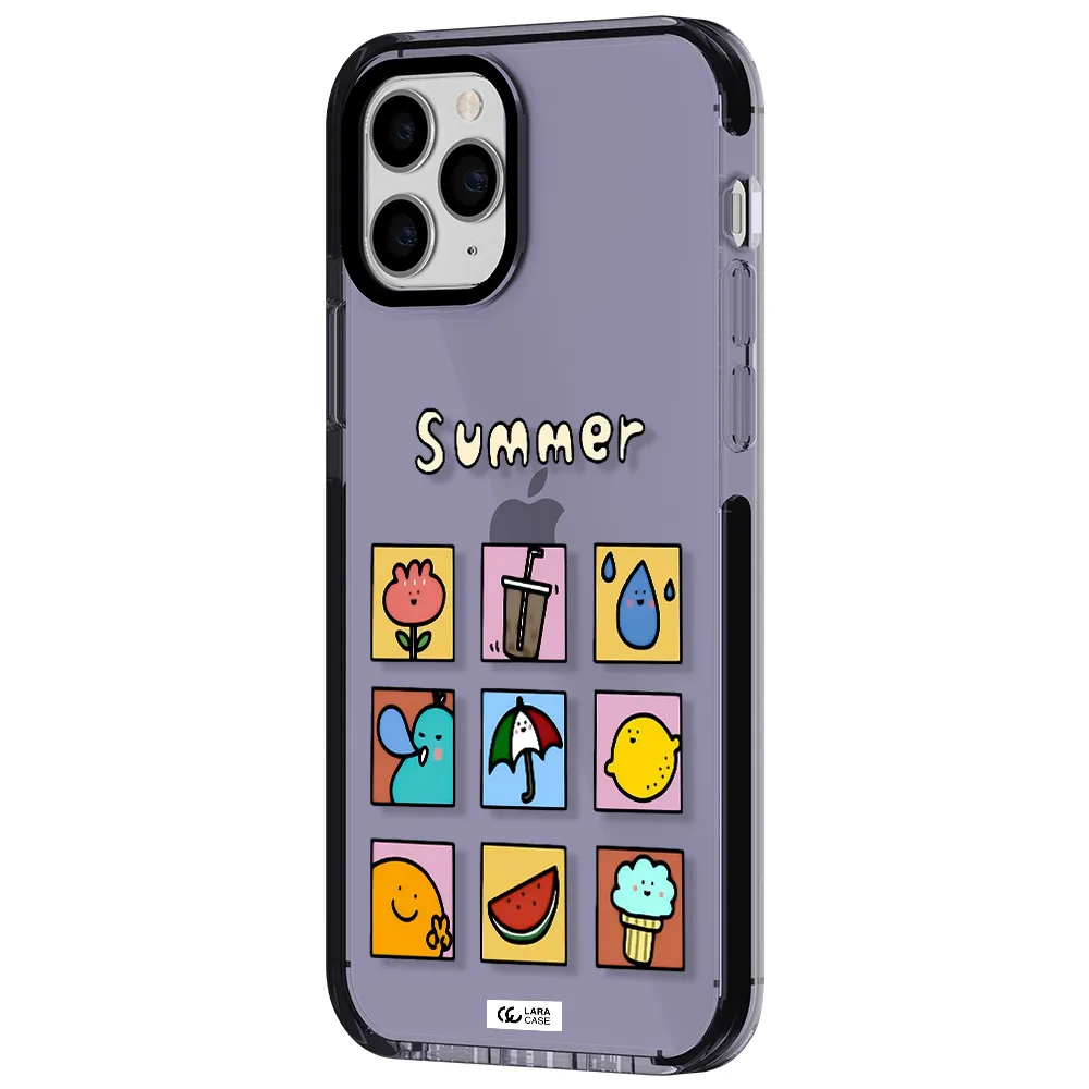 summer vibes Apple iPhone 11 pro impact Lilac Case