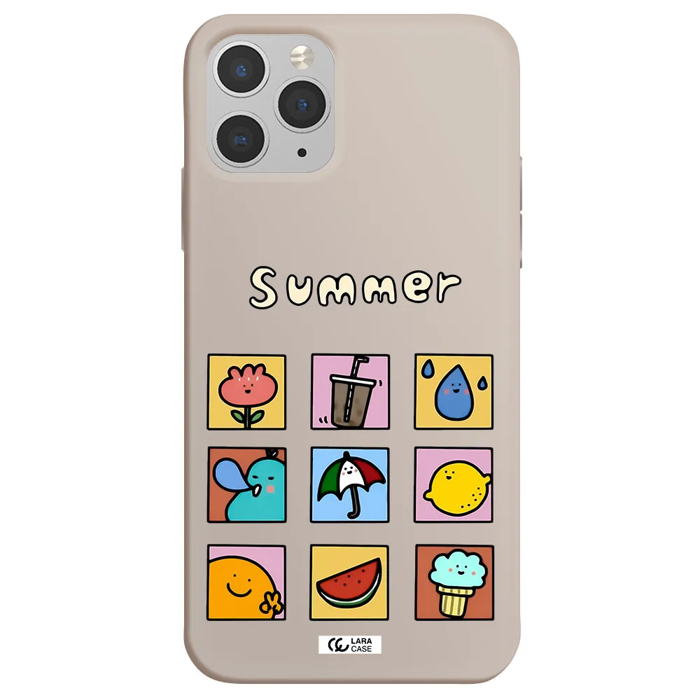 summer vibes Apple iPhone 11 pro max Silicone Stone Case