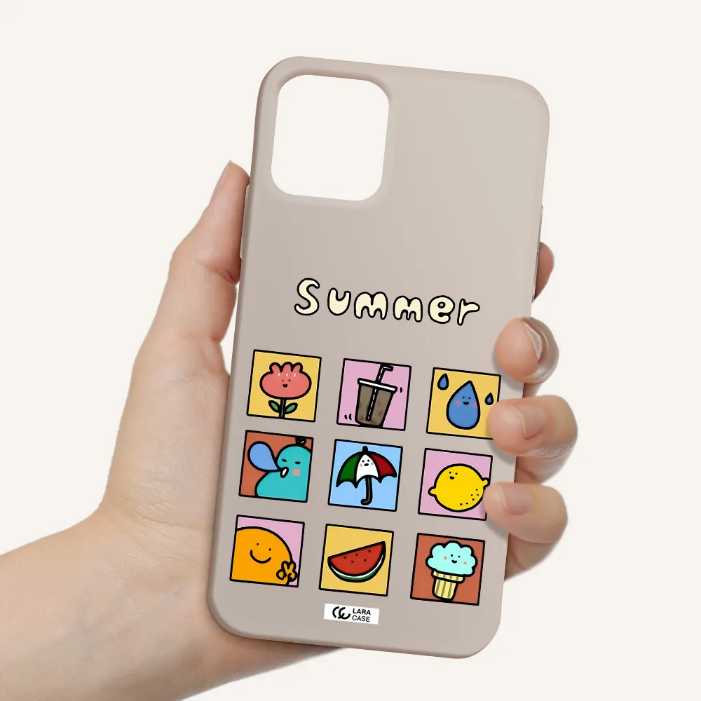 summer vibes Apple iPhone 11 pro max Silicone Stone Case