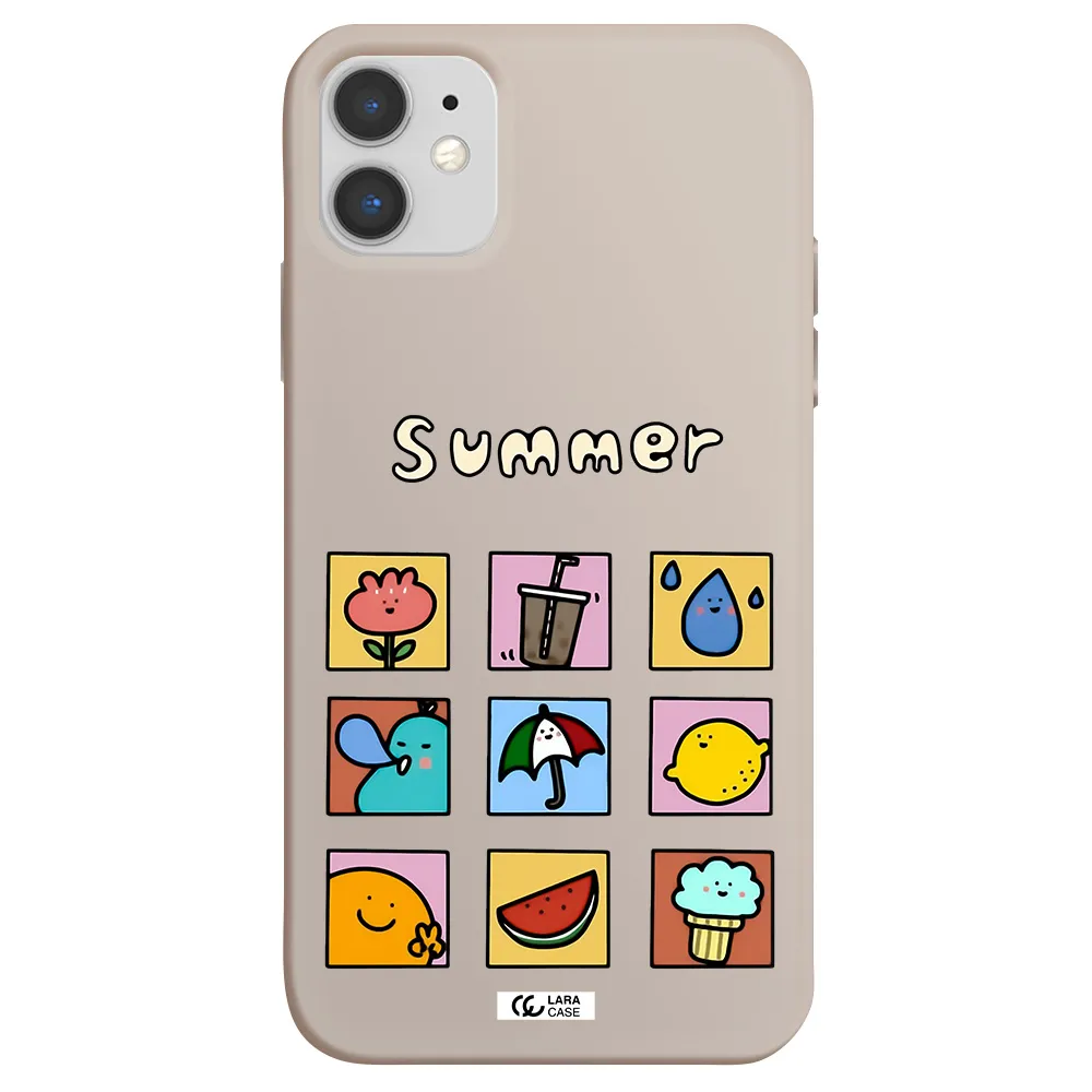 summer vibes Apple iPhone 11 Silicone Stone Case