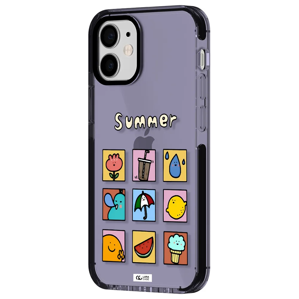 summer vibes Apple iPhone 12 mini impact Lilac Case