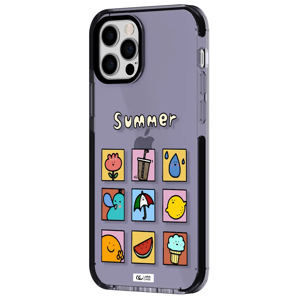 summer vibes Apple iPhone 12 pro impact Lilac Case